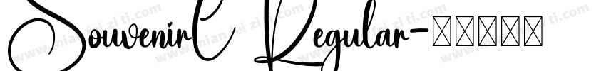 SouvenirC Regular字体转换
